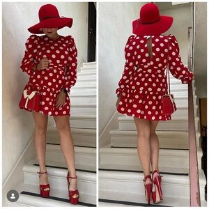 En Saison Vibrant Red Dress